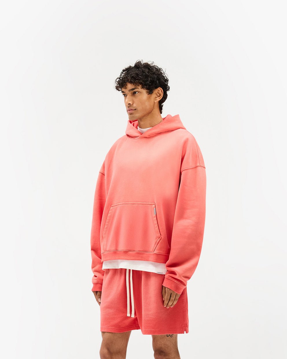 Vermilion Nylon Track Pants '26 – Hoodie in Red | Eido Official