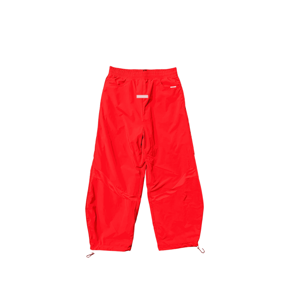 Vermilion Nylon Track Pants '26 – Hoodie in Red | Eido Official